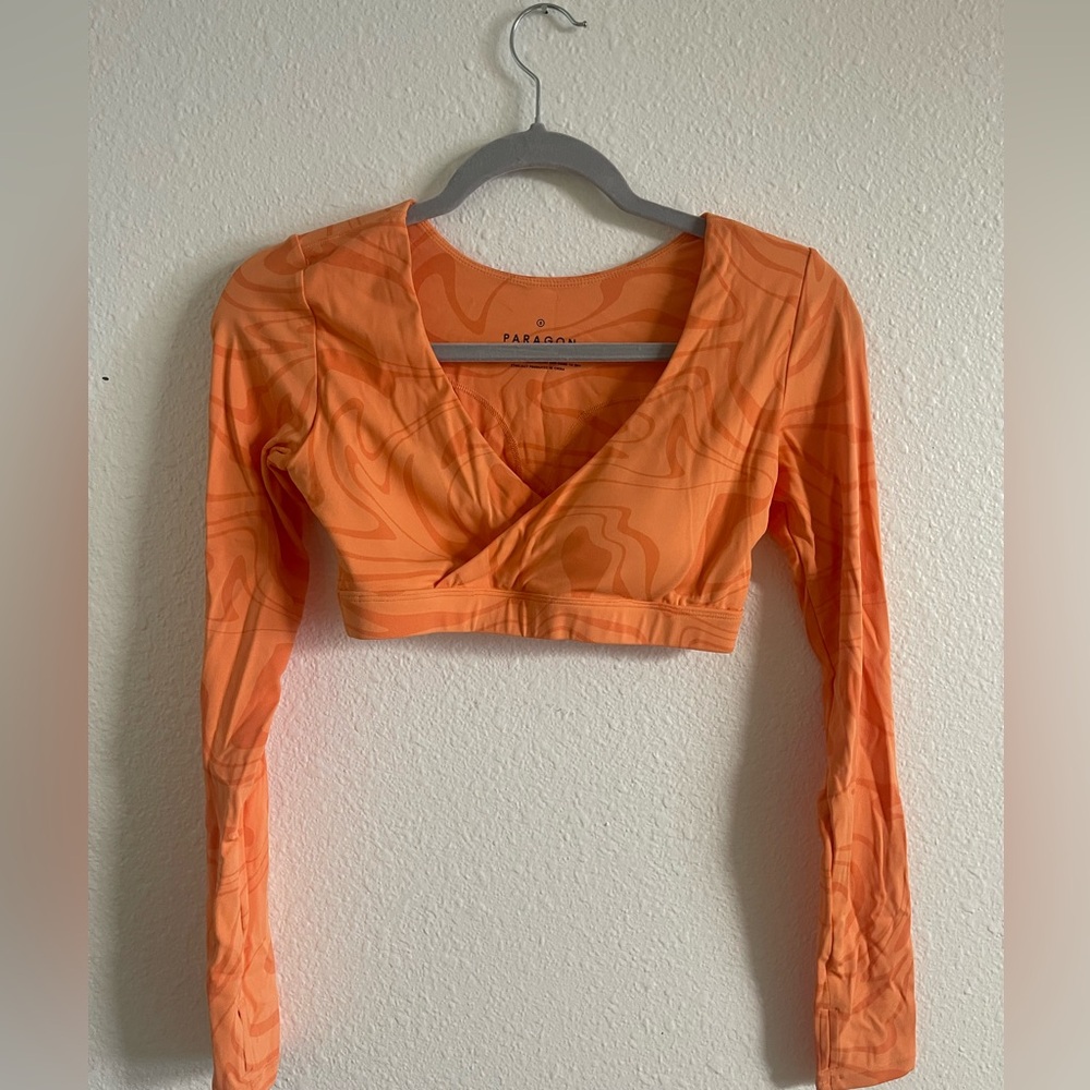 Paragon Infinite Long Sleeve Bra - Creamsicle